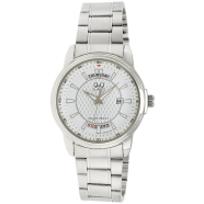 Q And Q Analog White Dial Men's Watch - A184J201Y