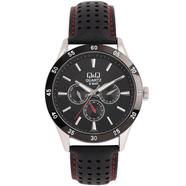 Q And Q Black Chronograph Wrist Watch For Men image