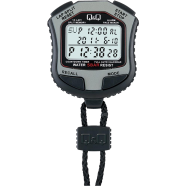 Q And Q Black Digital Stop Watch - HS45J002Y 