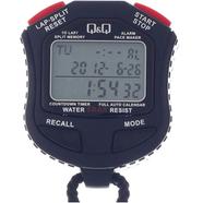 Q And Q Black Digital Stop Watch - HS45J003Y image