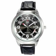 Q And Q Standard Analog Black Dial Men's Watch image