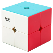 QiYi Toys Qidi S2 2x2 Speed Cube Stickerless Puzzle Toy image