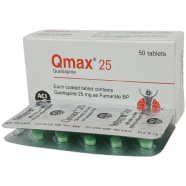 Qmax 25 mg Tablet 10's Strip image