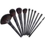 Qolore Makeup Brush Set With Bag 10Pcs image