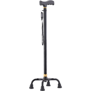 Quadruple Cane Walking Stick (Adjustable) - Stick (Any Colour) image