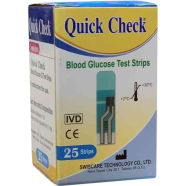 Quick Check Blood Glucose Test Strip 25's Pack icon