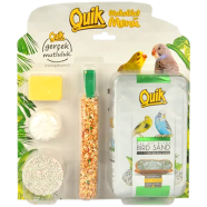Quik Menu Set Calcium Block Mineral Block Bird Sand image