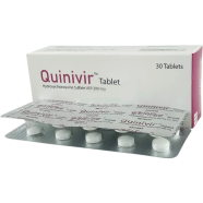 Quinivir 200 mg Tablet 10's Strip image