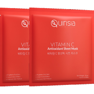 Quinsia Vitamin C Sheet Mask 30gm 2 Pcs (Combo) image