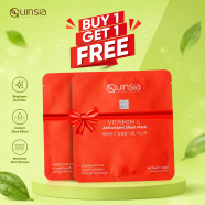 Quinsia Vitamin C Sheet Mask 30gm (Buy 1 Get 1 FREE) image