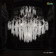 Qulik Baronial Beauty Luxury Decorative Chandelier 5 LED Ceiling Lights image