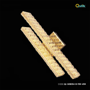Qulik Dual Diagonal Crystal Wall Lamp image