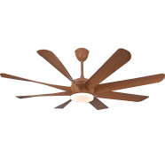 Qulik Helix UL 60 Inch Ceiling Fan (Light Wood) image