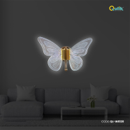 Qulik Modern Butterfly Wall Light image
