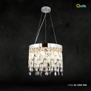 Qulik Modern CRYSTAL Water Drop Hanging Suspension Chandelier image