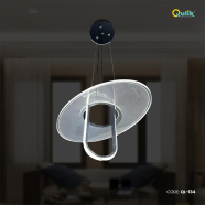 Qulik Modern Circle Pendant Dropping Hanging Suspension Light image