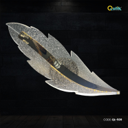 Qulik Modern Feather shape Wall Light image