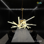 Qulik Modern Neon Nova 3 Color Hanging Lights image
