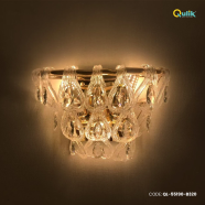 Qulik Modern Wall Lamp Basket Gold Plated Crystal Wall Appliques image