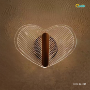 Qulik Modern Wall Lamp Concise Glass Single Head LED Lampshade image