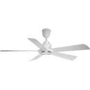 Qulik Quantom 56 Inch Decorative Silent ABS Blade Remote Ceiling Fan Pearl White (Q-6573-PW) image