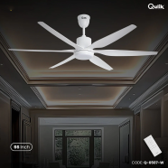 Qulik Silex 66 Inch Silent ABS Blade Under light with Remote Ceiling Fan image