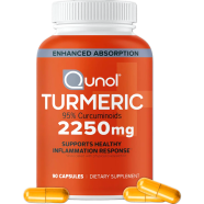 Qunol Turmeric 2250mg 90 Capsules - 850184008374 image
