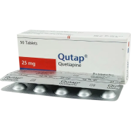 Qutap 25mg Tablet 10's Strip image