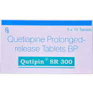 Qutipin SR 300 mg Tablet (Sustained Release) 10's Strip image