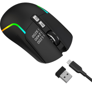 R8 1761 New RGB Light Wireless Mouse 2.4G image