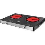 RAF Double Burner Electric Infrared Cooker For All Pots image
