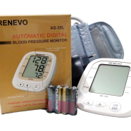 RENEVO Automatic Digital LCD Blood Pressure Monitor Machine-AS35L. image
