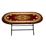 RFL Dining Table 6 Seat Elegant S/L Print Sunlit 3-Bk - 937048