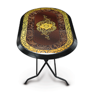 RFL Dining Table 6 Seat Elegant S/L Print Jewel -Black image