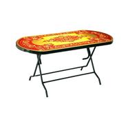 RFL Dining Table 6 Seat Semi Oval S/L Prin Crown-Black image