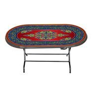 RFL Dining Table Elegant Family S/L Print Indigo-Black image