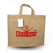 RFL Jute Shopping Bag 13x16x5 Inch image