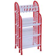RFL Modern Kitchen Rack 4 Step - Red - 881153 icon