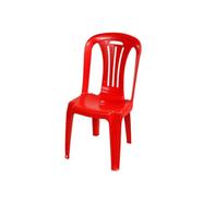 RFL Plastic Chair W/O Arm (Stick) - Red image