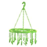 RFL Round Hanger 24 Clips -Lime Green image