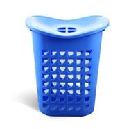 RFL Rtg Laundry Basket With Lid - Blue - 87029 icon