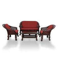 RFL Sofa 4 Pcs Set With Foam - Rose Wood - 88754 icon