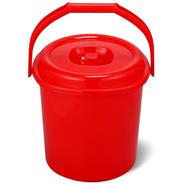 RFL Square Bucket With Lid 5L - Red image