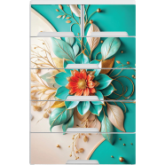 RFL Wardrobe Double 5D KD Deluxe Elegant HD - Daliya image