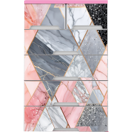 RFL Wardrobe Double 5D KD Deluxe HD - Marble image