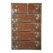 RFL Wardrobe Double 5D KD Elite Teak Wood-Gold image