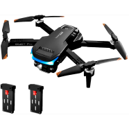 RG107 Pro Rc Drone With 3 Side Obstacle Avoidance Device | Uav With Hd 4k Dual Camera (Drone_4k_dualcam_rg107_bk) Black image