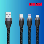 RIVO CT-431 (3 in 1 6A/66w USB Cable) image