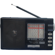 RK Super RK-908 8-Band Radio with USB SD Player and Torch Light image