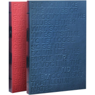 RNDM Blue And Red Notebook